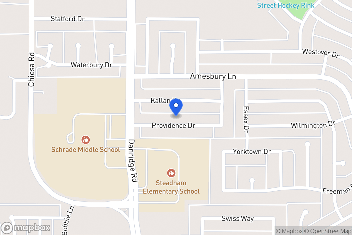 Map of 7509 Providence Dr