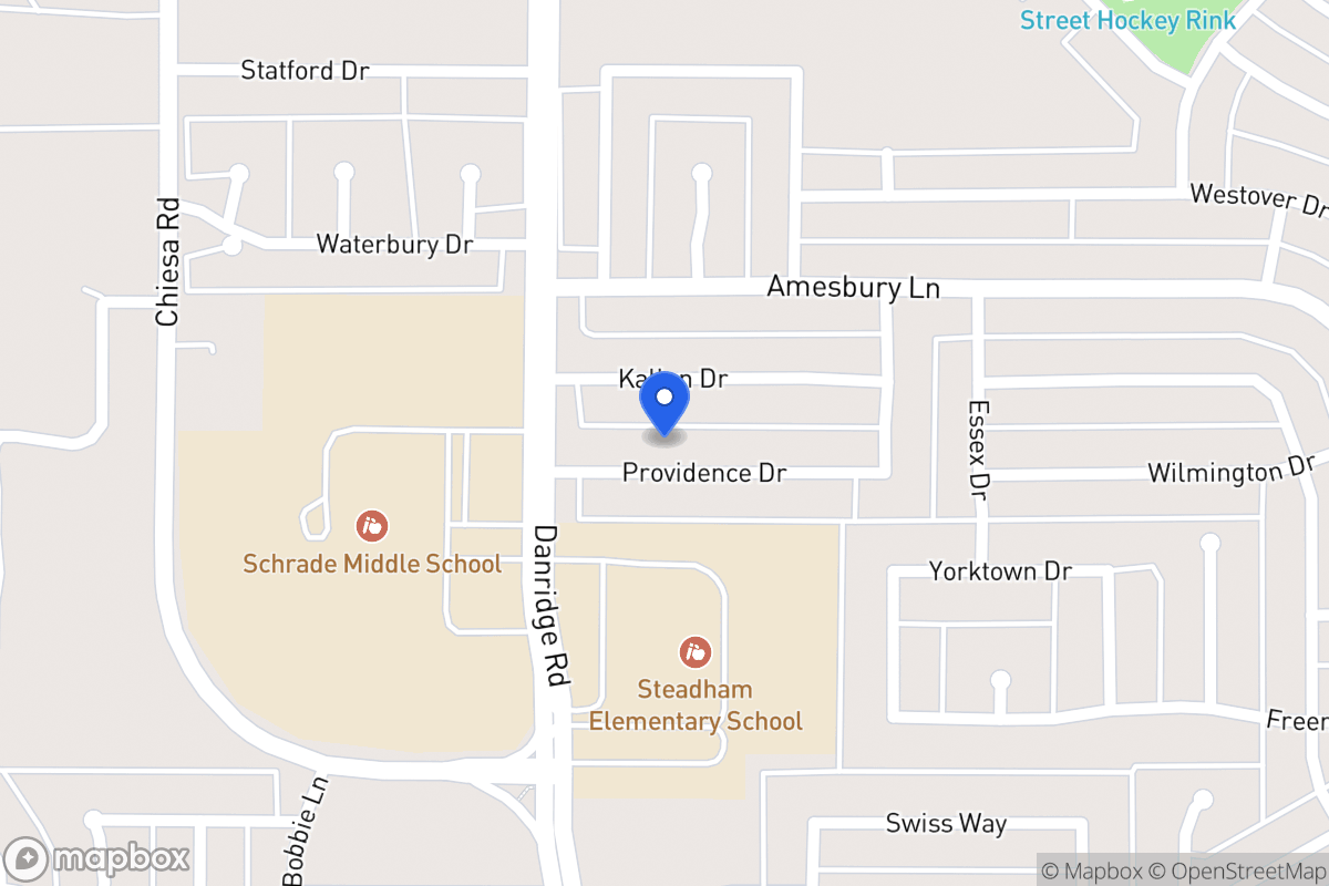 Map of 7501 Providence Dr