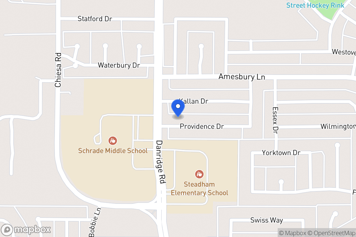 Map of 7409 Providence Dr