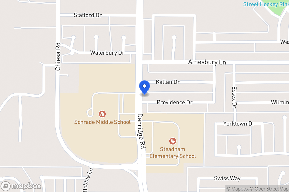 Map of 7401 Providence Dr