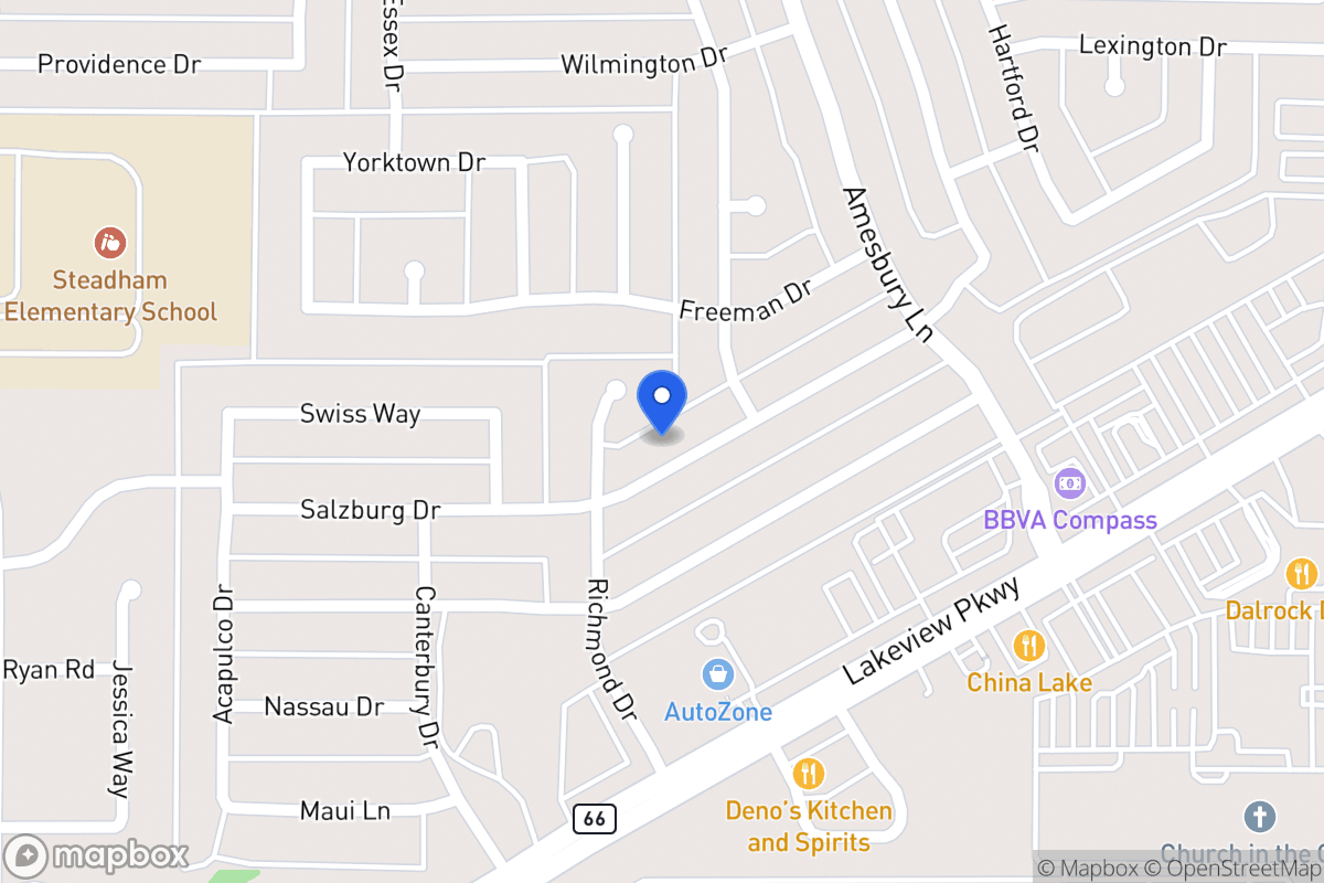 Map of 7909 Salzburg Dr