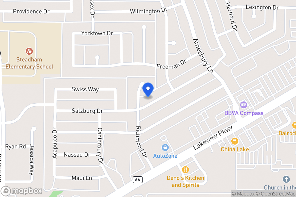 Map of 7905 Salzburg Dr