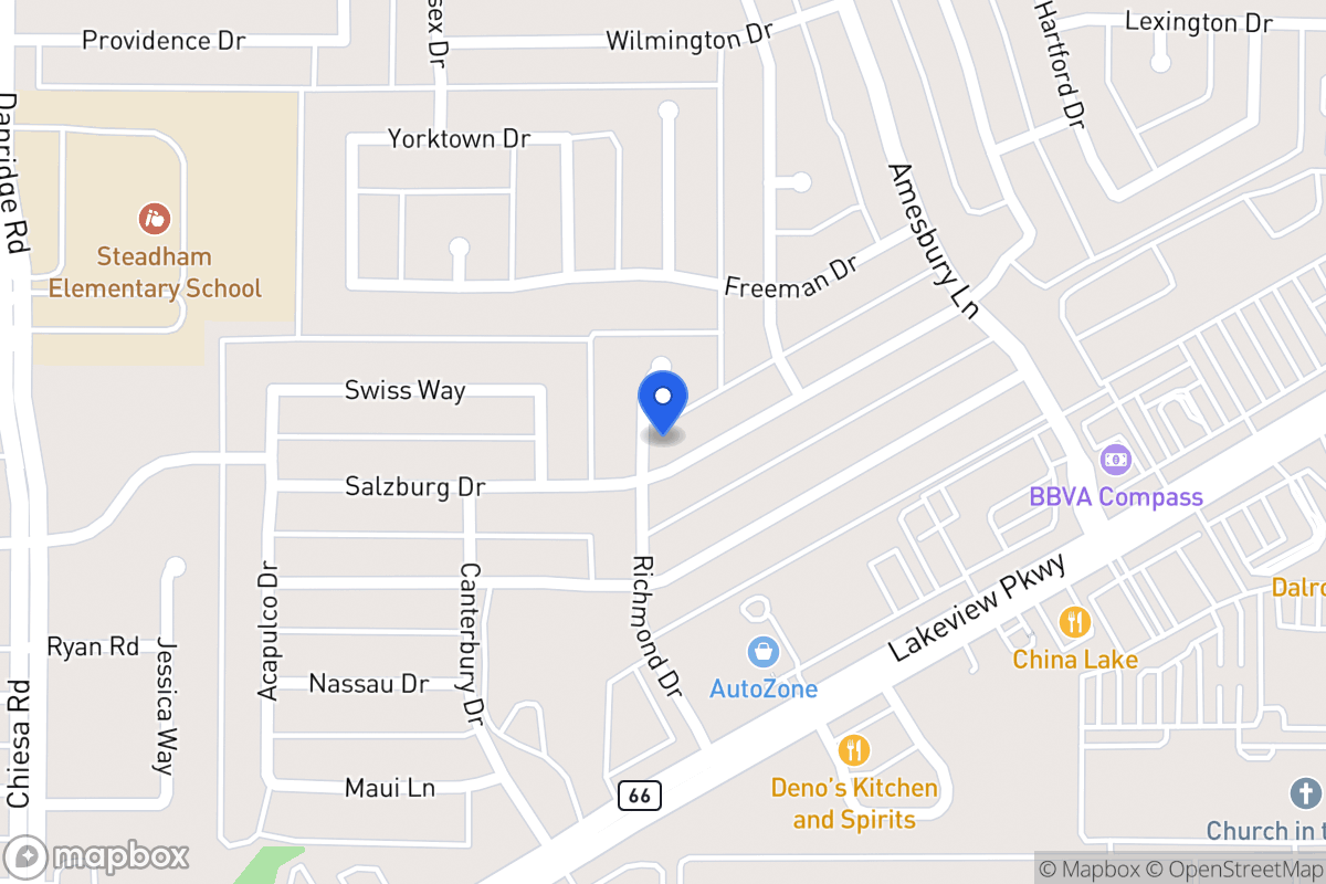 Map of 7901 Salzburg Dr