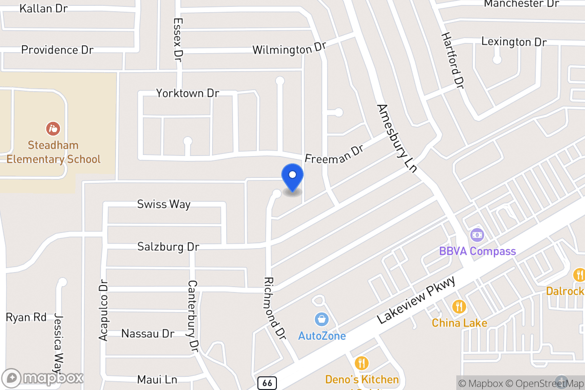 Map of 6406 Richmond Ct