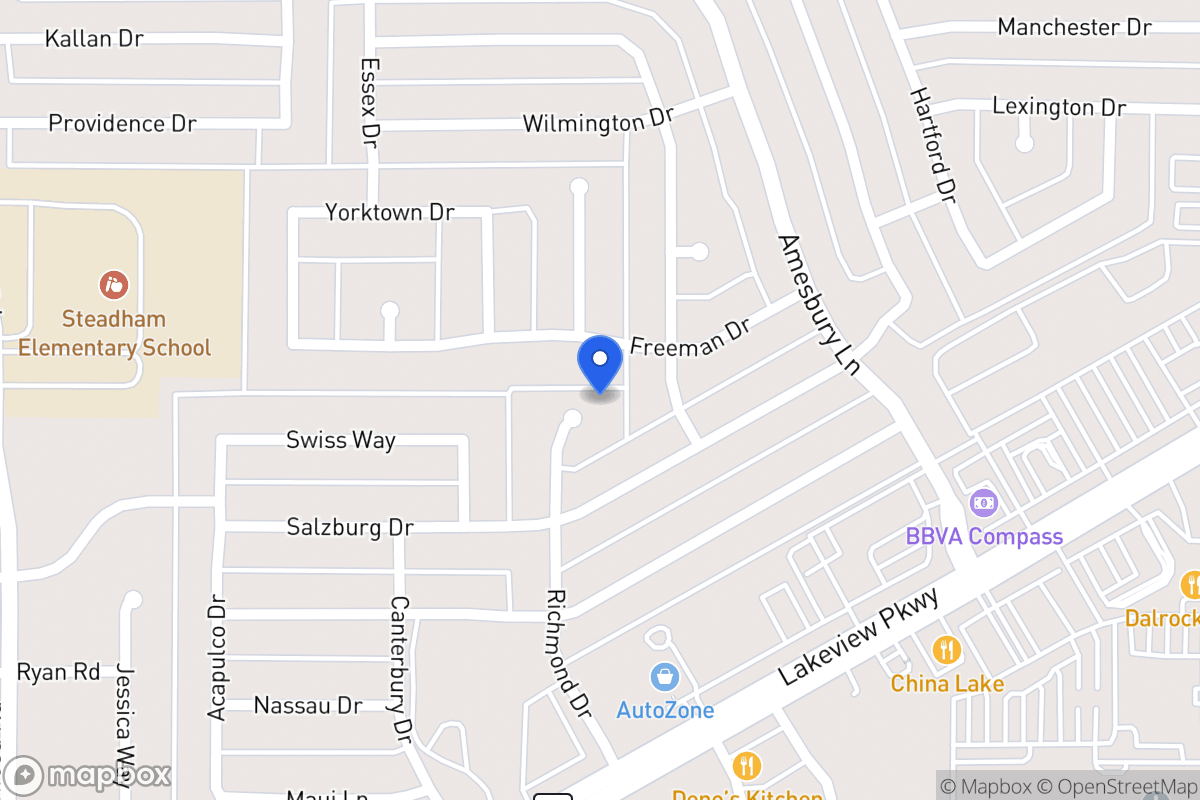 Map of 6410 Richmond Ct