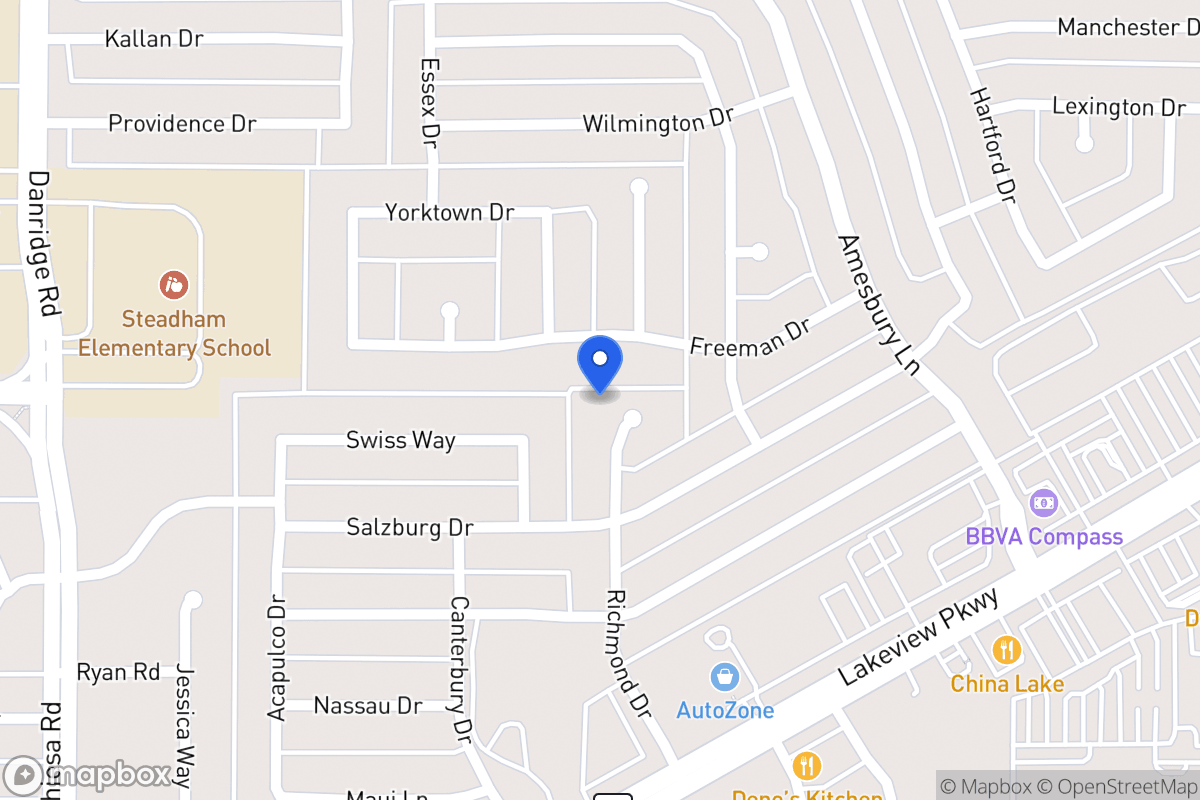 Map of 6409 Richmond Ct