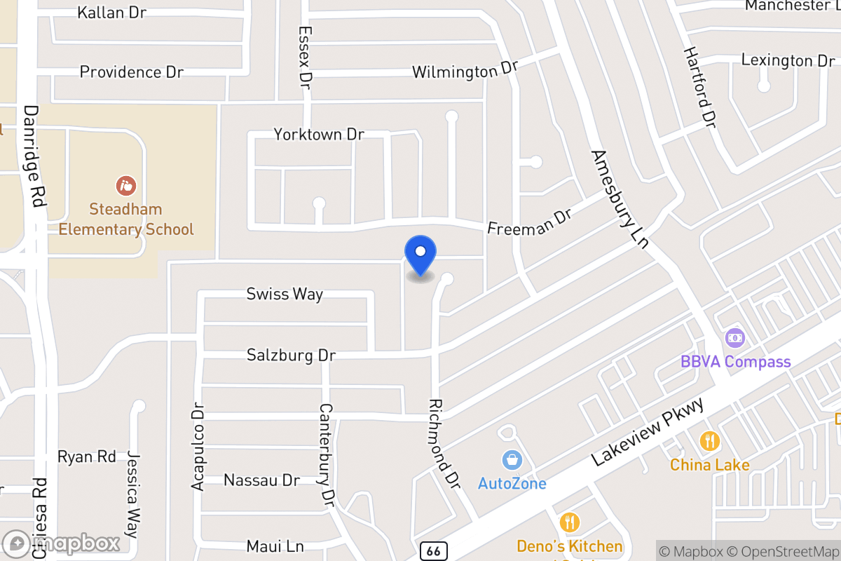 Map of 6405 Richmond Ct