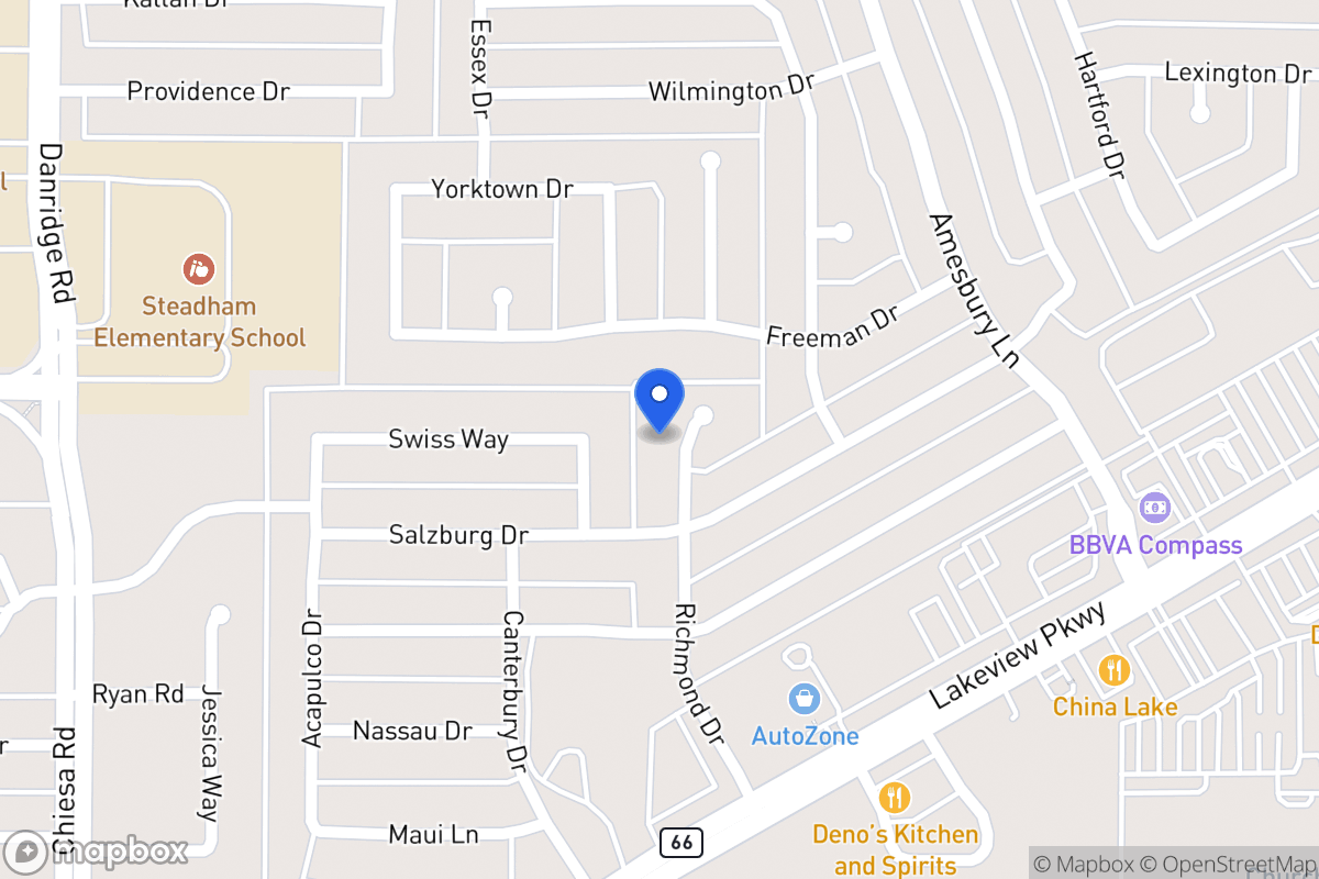 Map of 6401 Richmond Ct