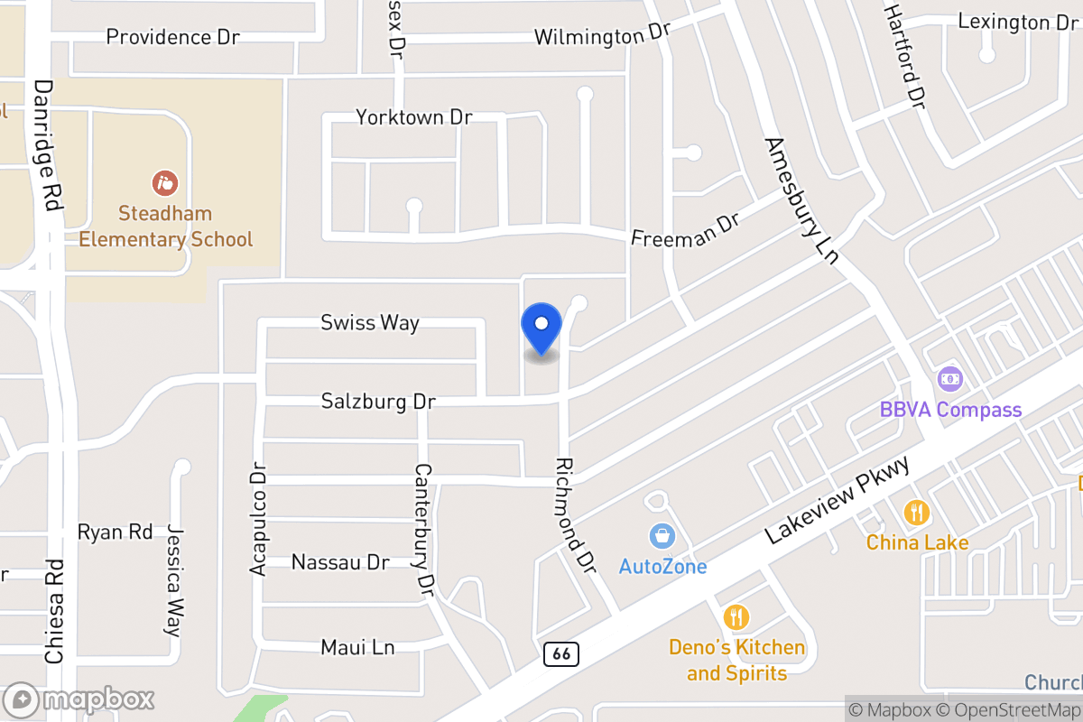 Map of 6309 Richmond Ct
