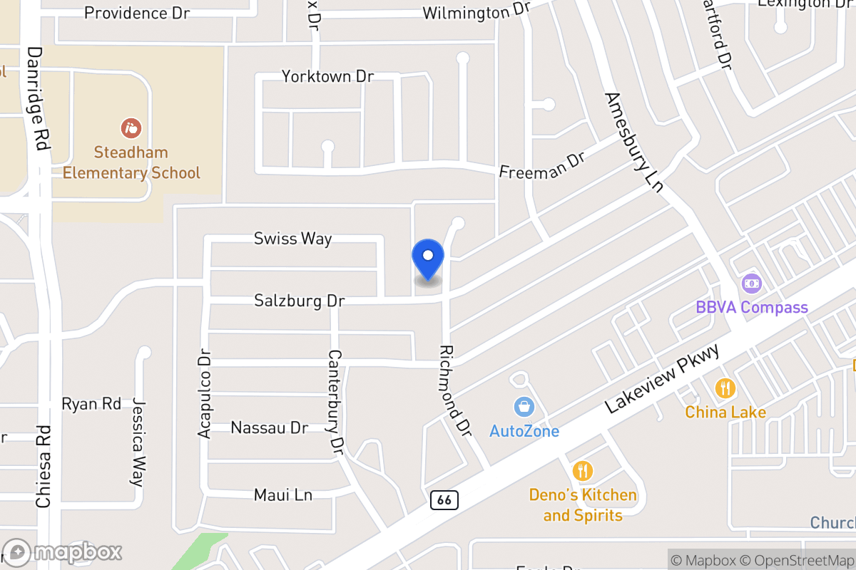 Map of 6305 Richmond Ct