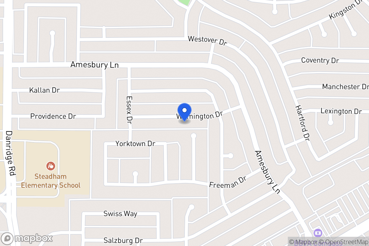 Map of 8002 Wilmington Dr