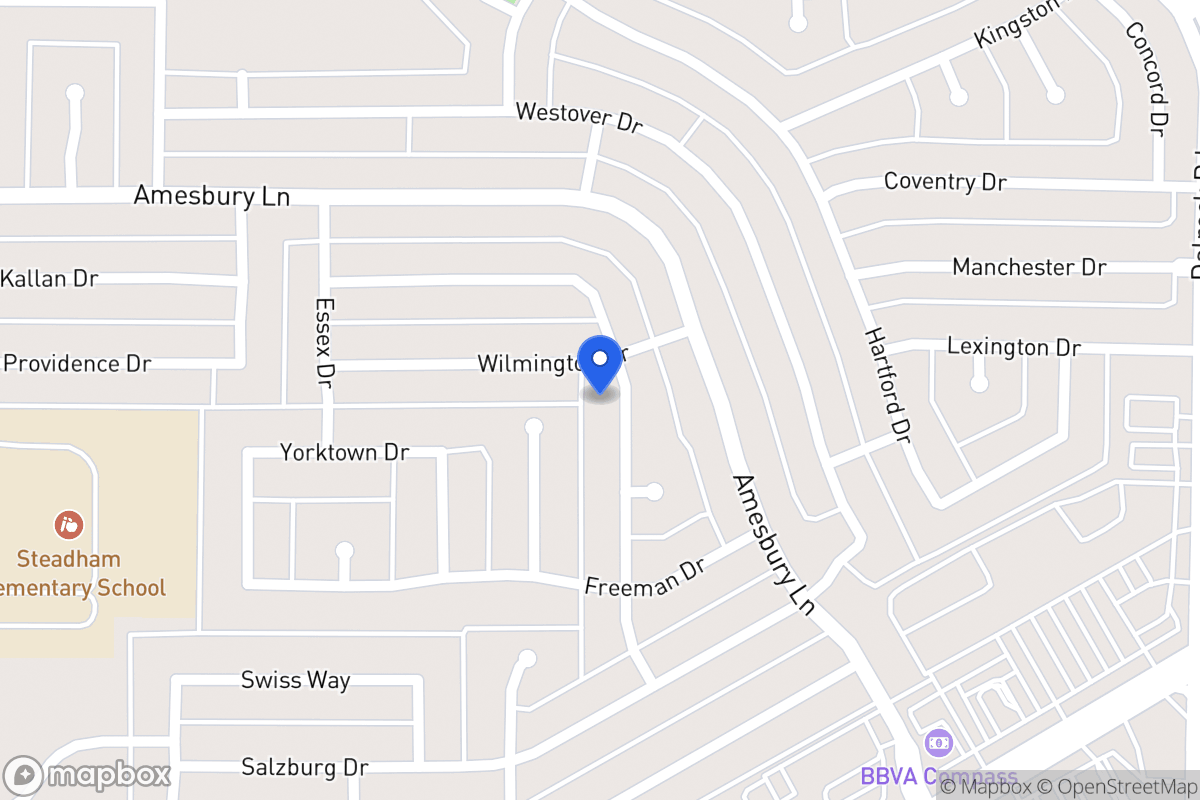 Map of 6701 Marquett Dr