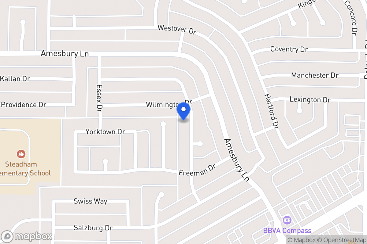 Map of 6613 Marquett Dr