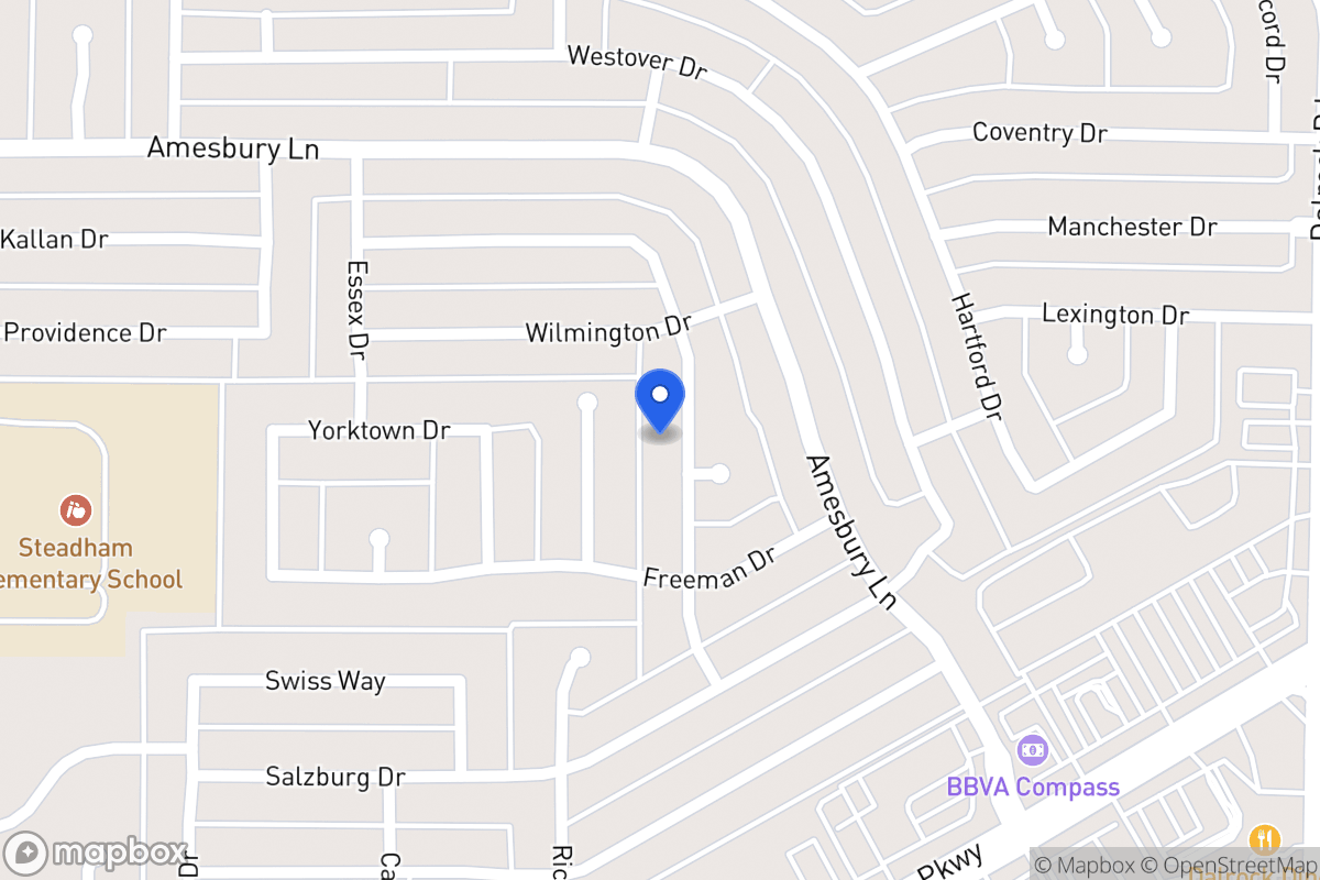Map of 6605 Marquett Dr