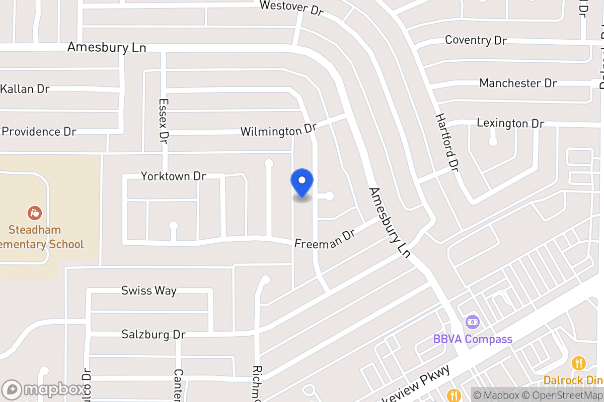 Map of 6513 Marquett Dr