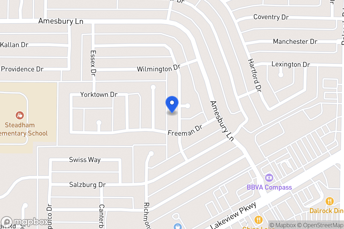 Map of 6509 Marquett Dr