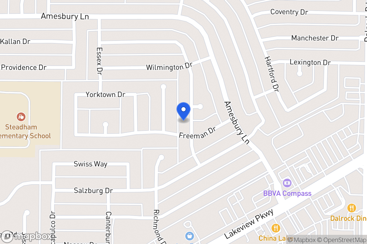 Map of 6505 Marquett Dr