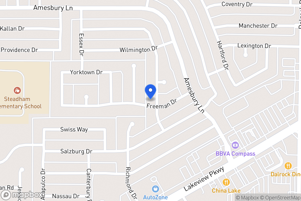 Map of 6501 Marquett Dr