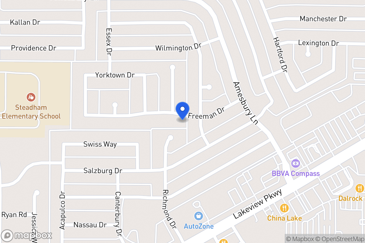 Map of 8006 Freeman Dr