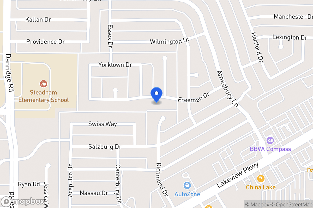 Map of 7910 Freeman Dr