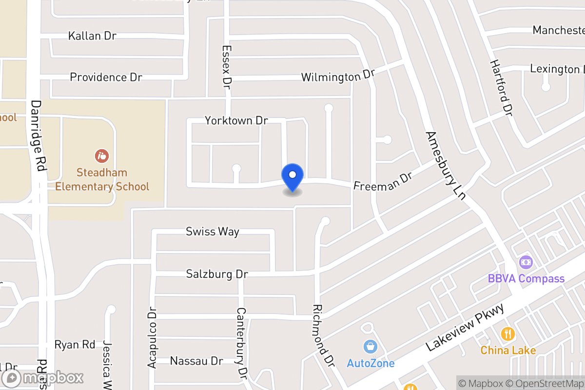 Map of 7902 Freeman Dr