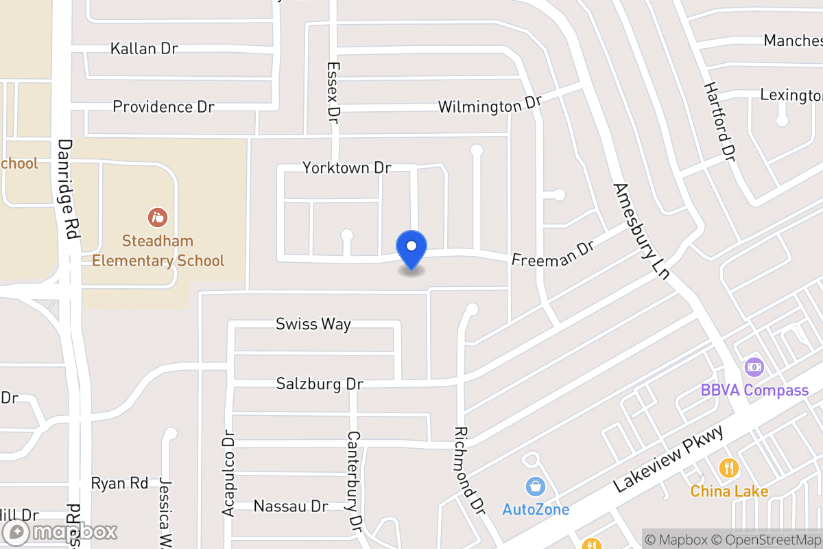 Map of 7814 Freeman Dr