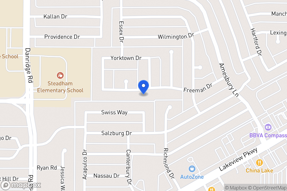 Map of 7810 Freeman Dr
