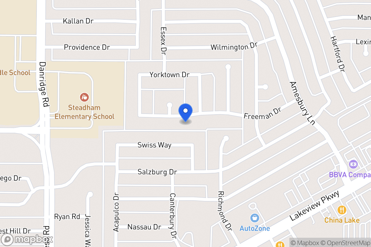 Map of 7806 Freeman Dr