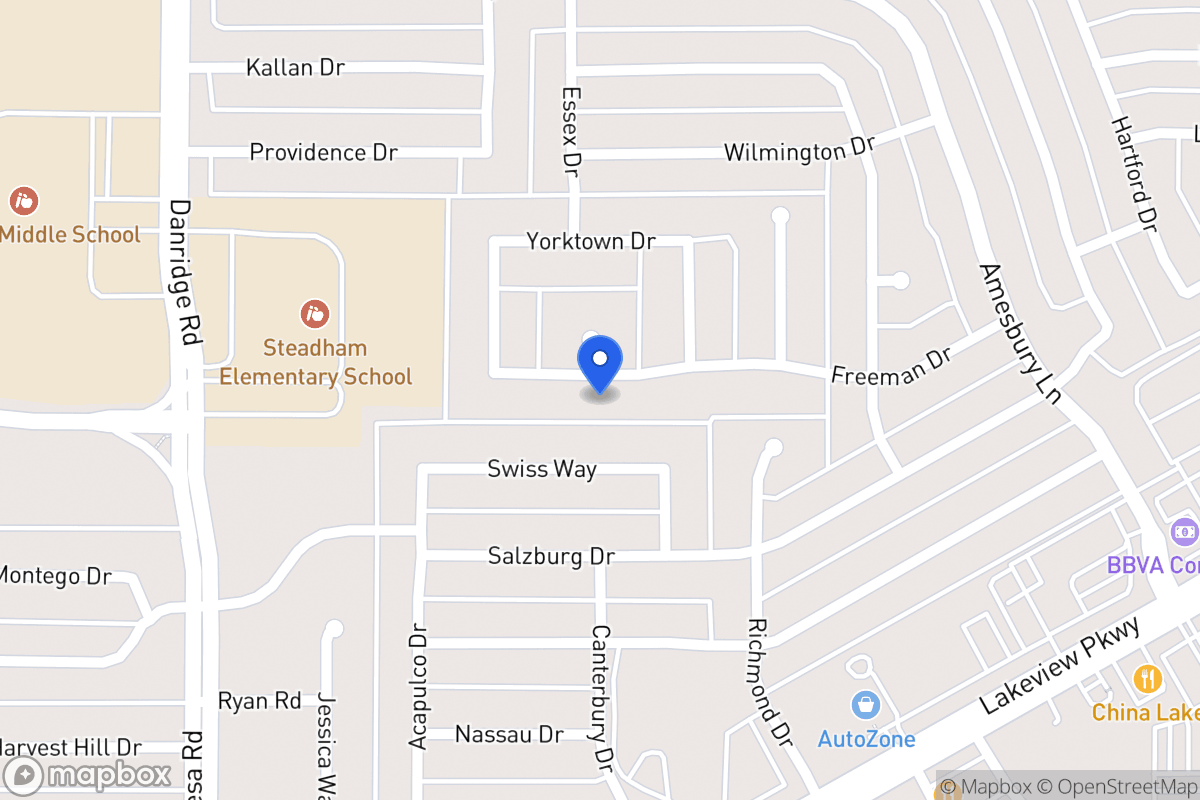 Map of 7714 Freeman Dr