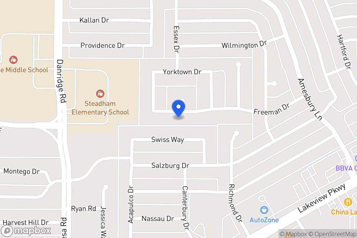 Map of 7710 Freeman Dr