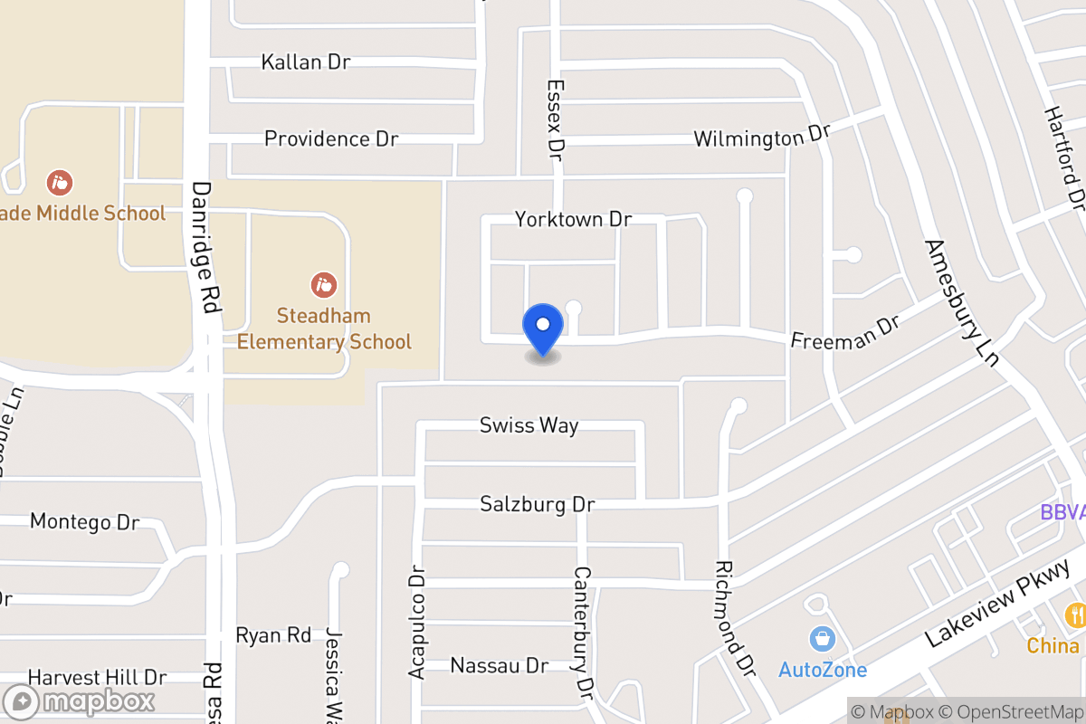 Map of 7706 Freeman Dr