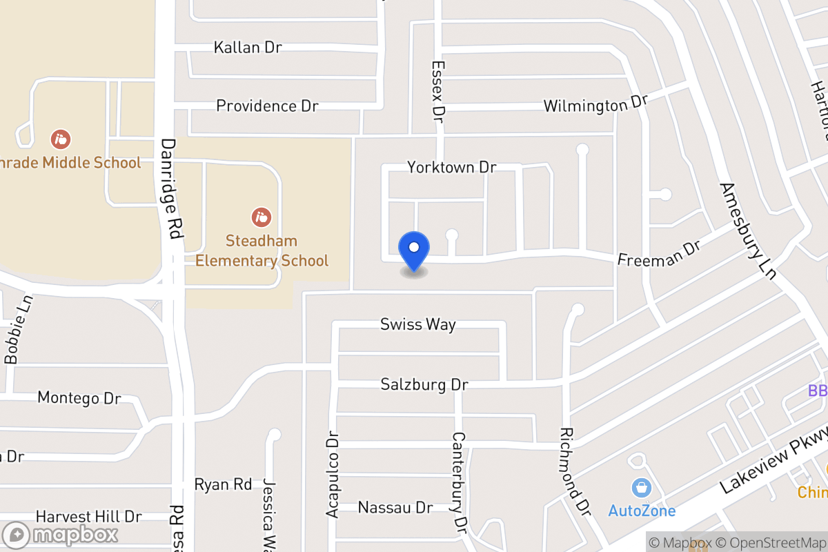Map of 7702 Freeman Dr