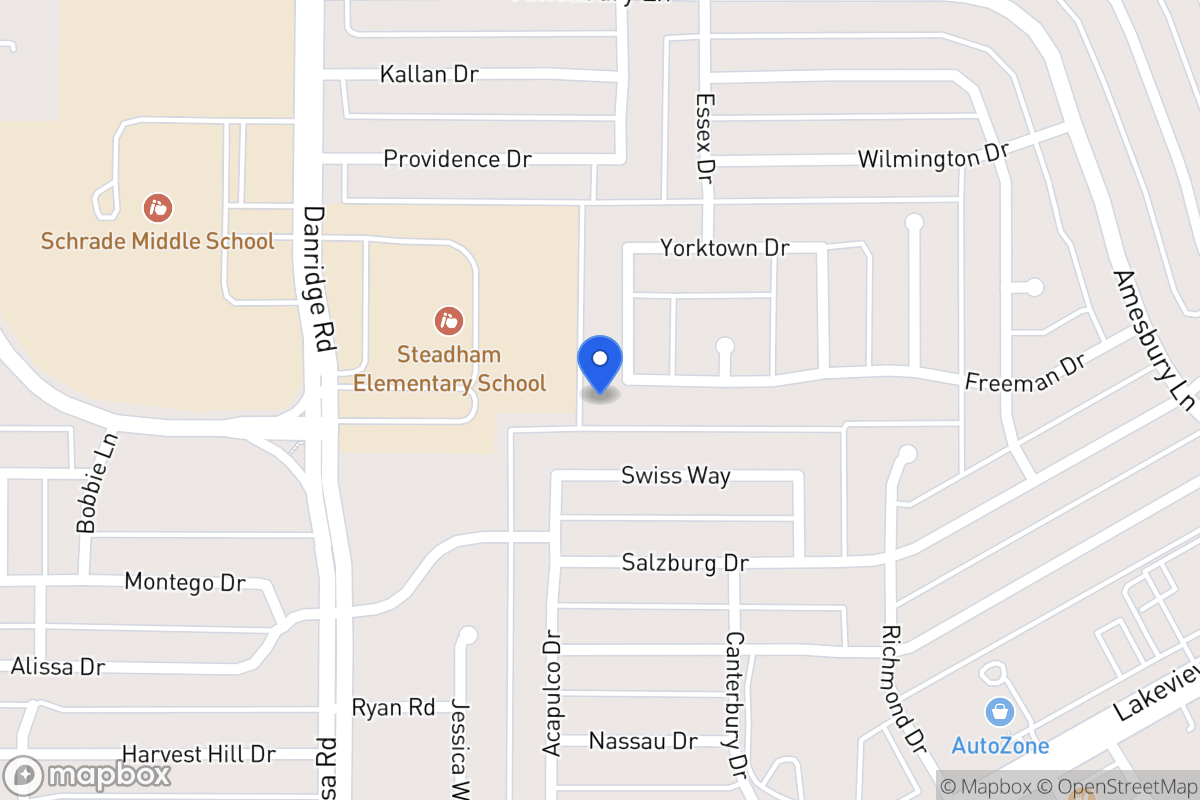 Map of 6413 Kearsage Dr