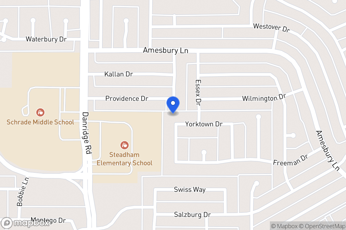 Map of 7613 Yorktown Dr