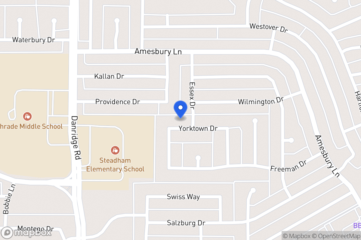 Map of 7705 Yorktown Dr