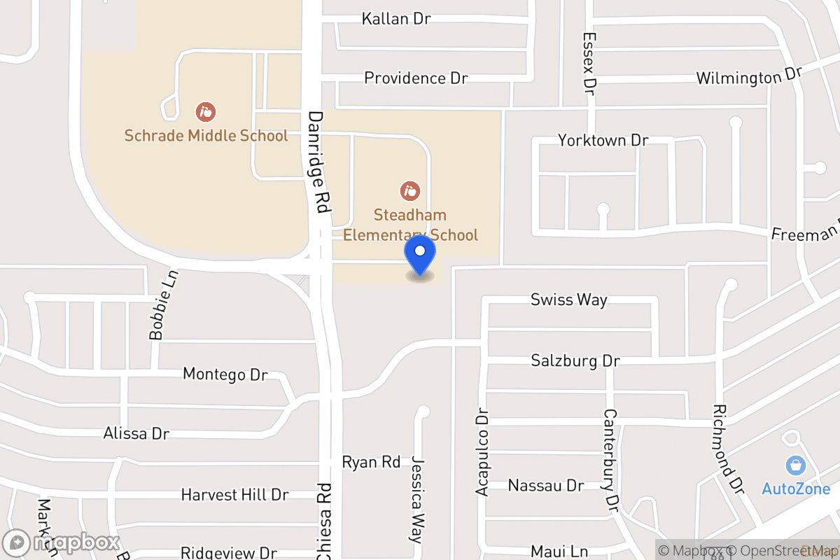 Map of 6300 Kearsage Dr