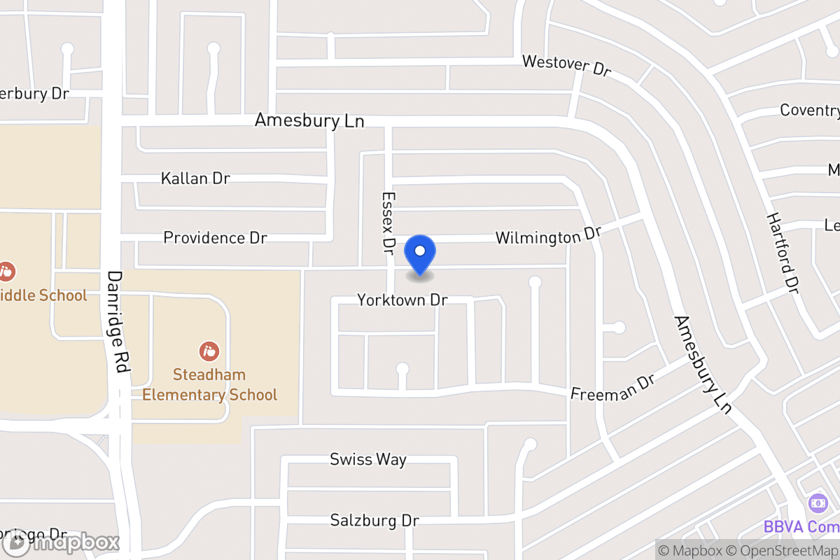 Map of 7805 Yorktown Dr