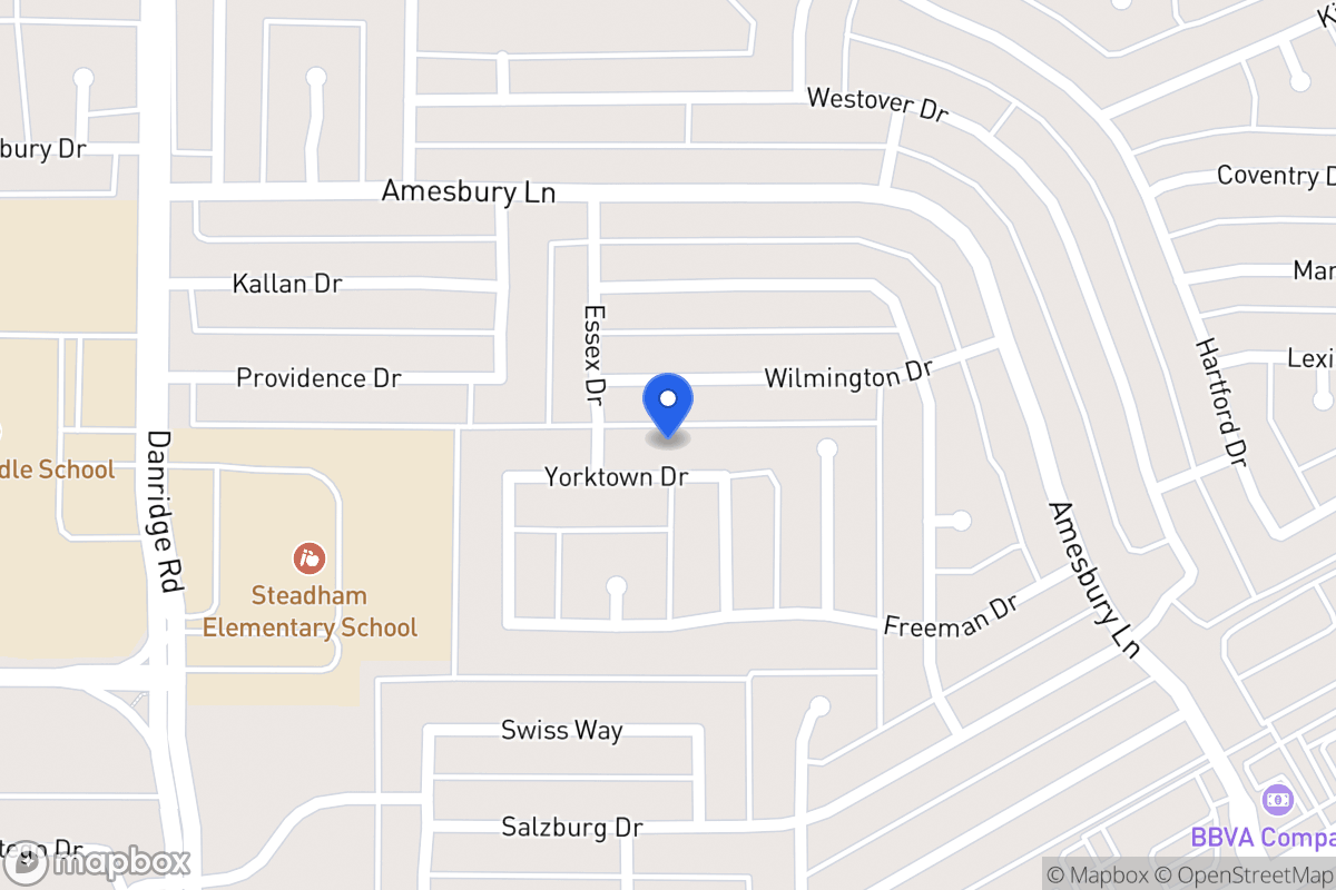 Map of 7809 Yorktown Dr