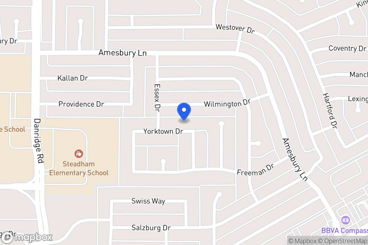 Map of 7813 Yorktown Dr