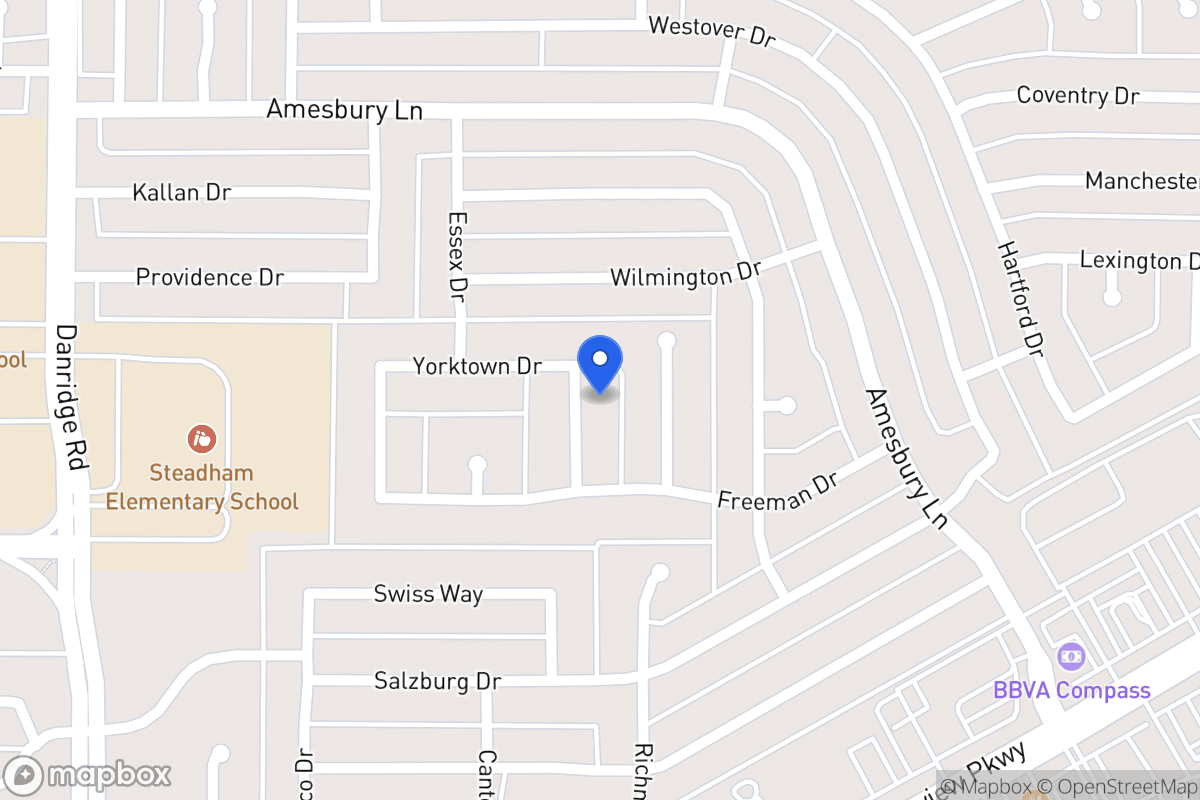 Map of 6514 Valley Forge Dr