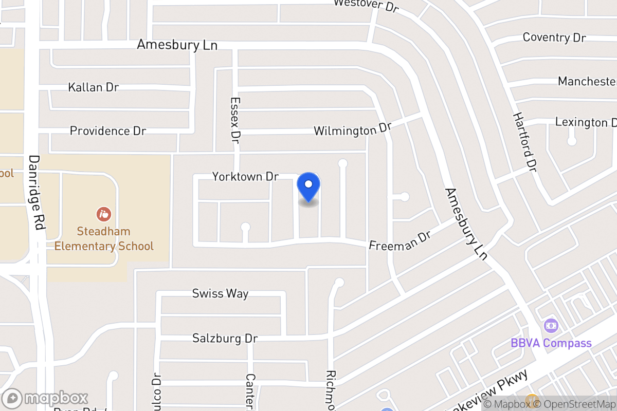 Map of 6510 Valley Forge Dr