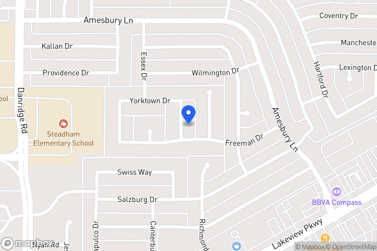 Map of 6506 Valley Forge Dr