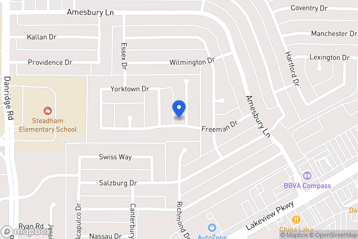 Map of 6501 Bunker Hill Ct
