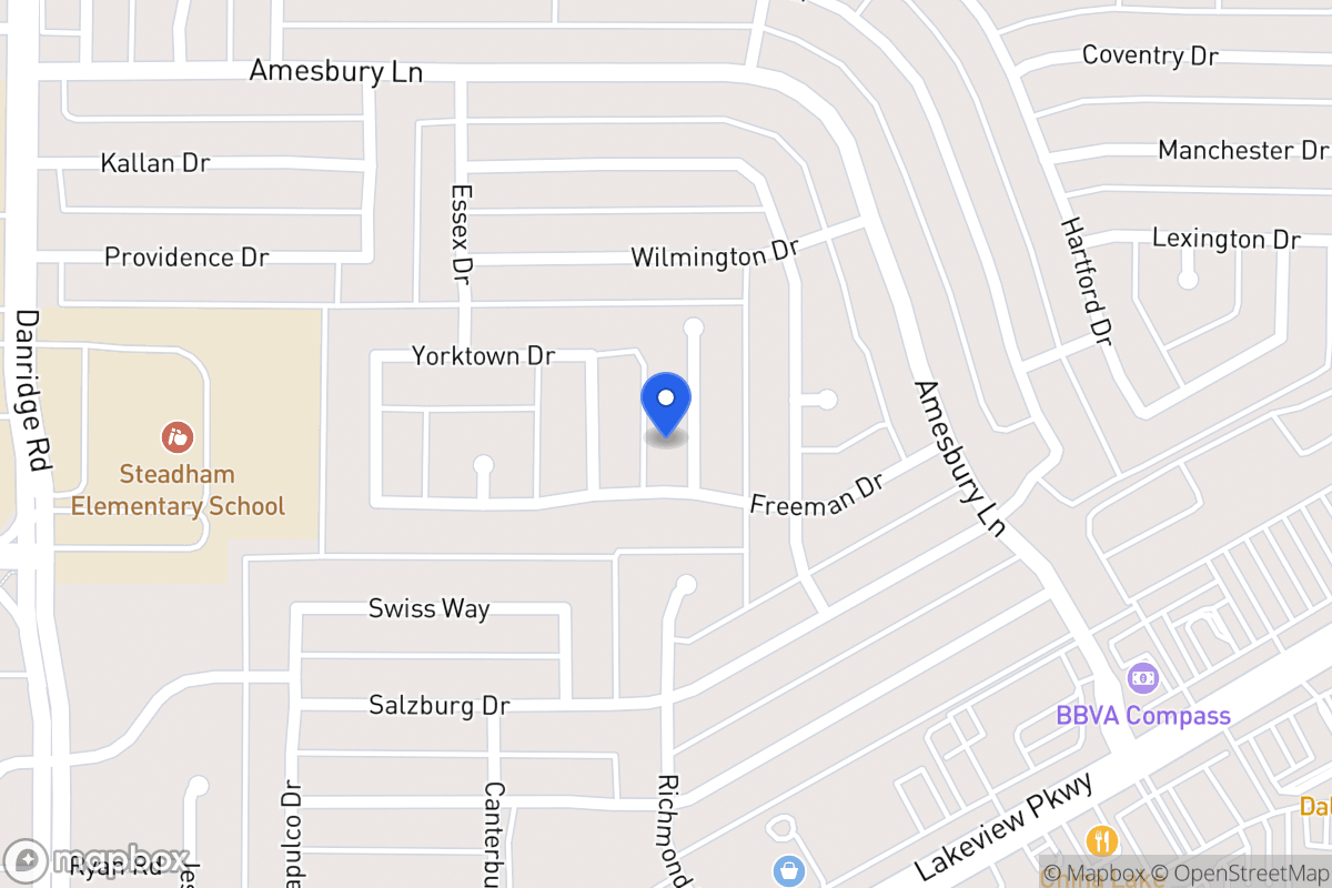 Map of 6505 Bunker Hill Ct