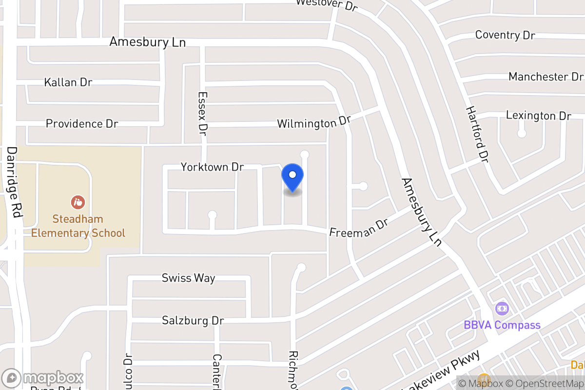 Map of 6509 Bunker Hill Ct