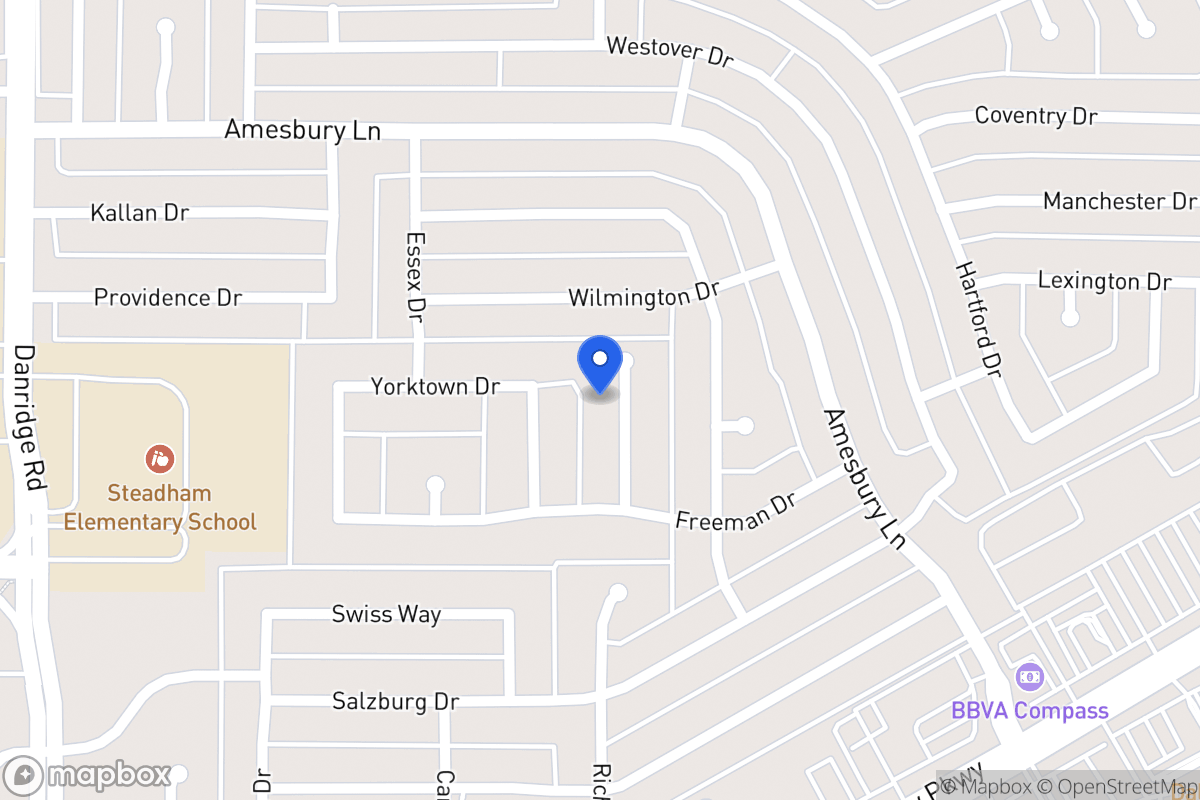 Map of 6601 Bunker Hill Ct