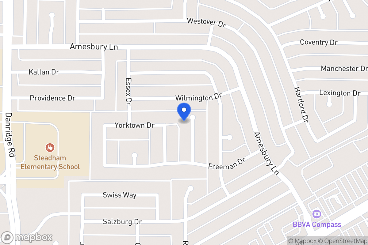 Map of 6605 Bunker Hill Ct