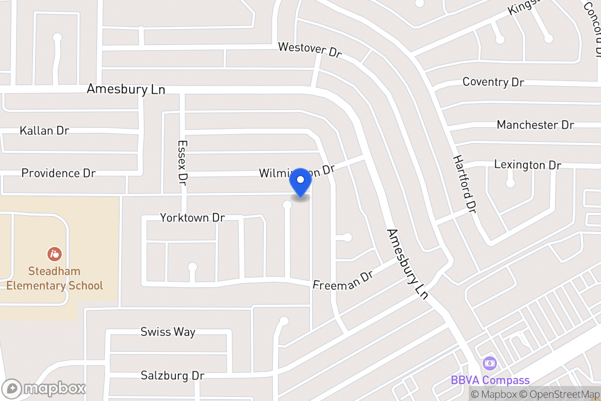 Map of 6610 Bunker Hill Ct