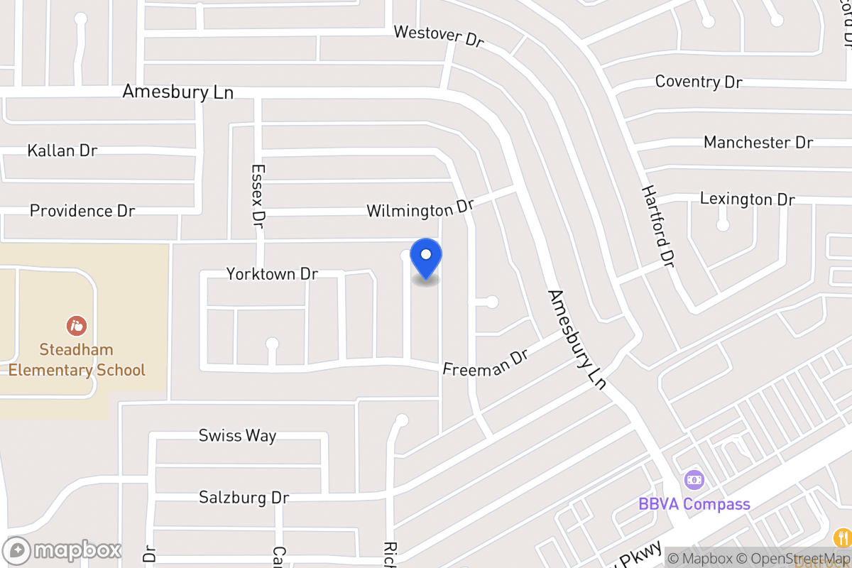 Map of 6602 Bunker Hill Ct