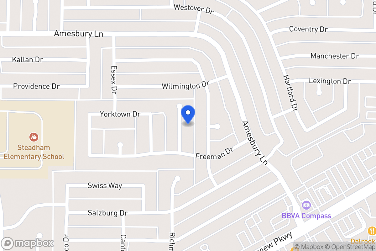 Map of 6514 Bunker Hill Ct
